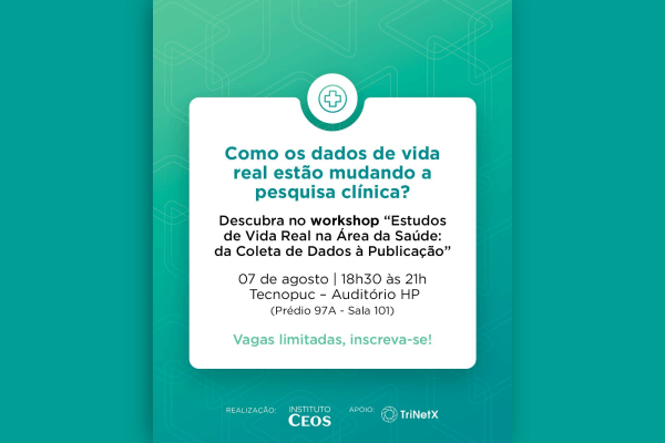 Instituto Ceos promove workshop sobre uso de dados de vida real