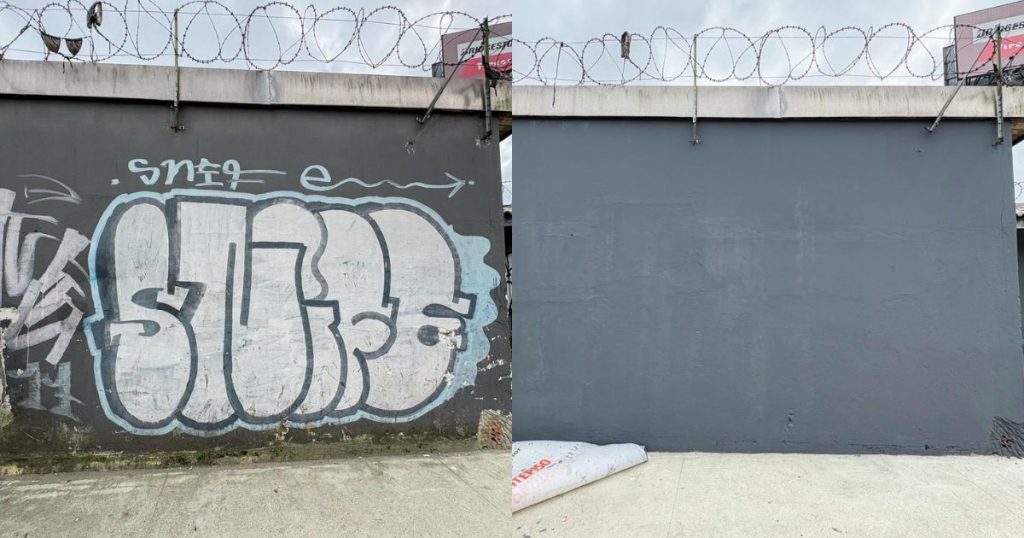 “Recado que Balneário Camboriú precisa se atentar a esses detalhes”, diz vereador em ação voluntária de pintura na Marginal Leste