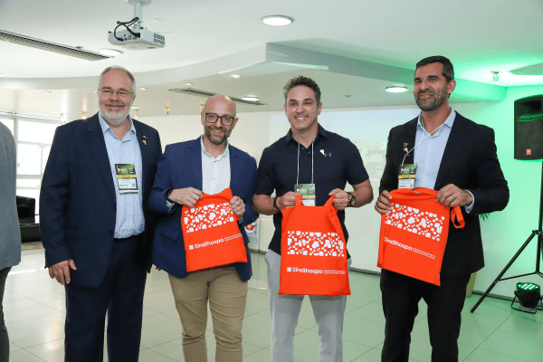SINDIHOSPA apresenta nova marca na HEALTH MEETING — Setor Saúde