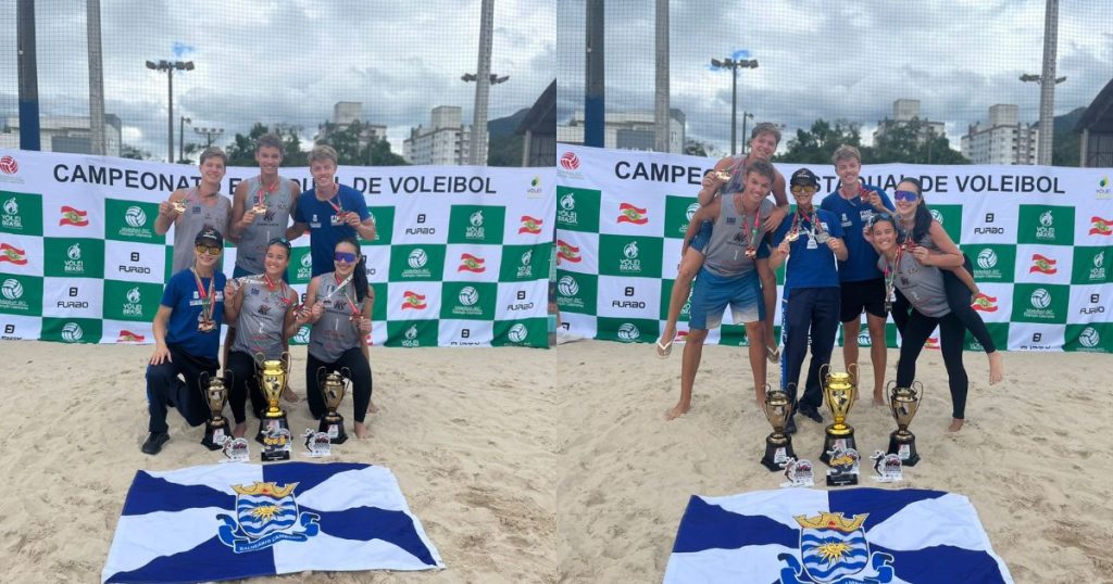 Dupla de Balneário Camboriú conquista título geral do Circuito Catarinense de Vôlei de Praia Sub-21