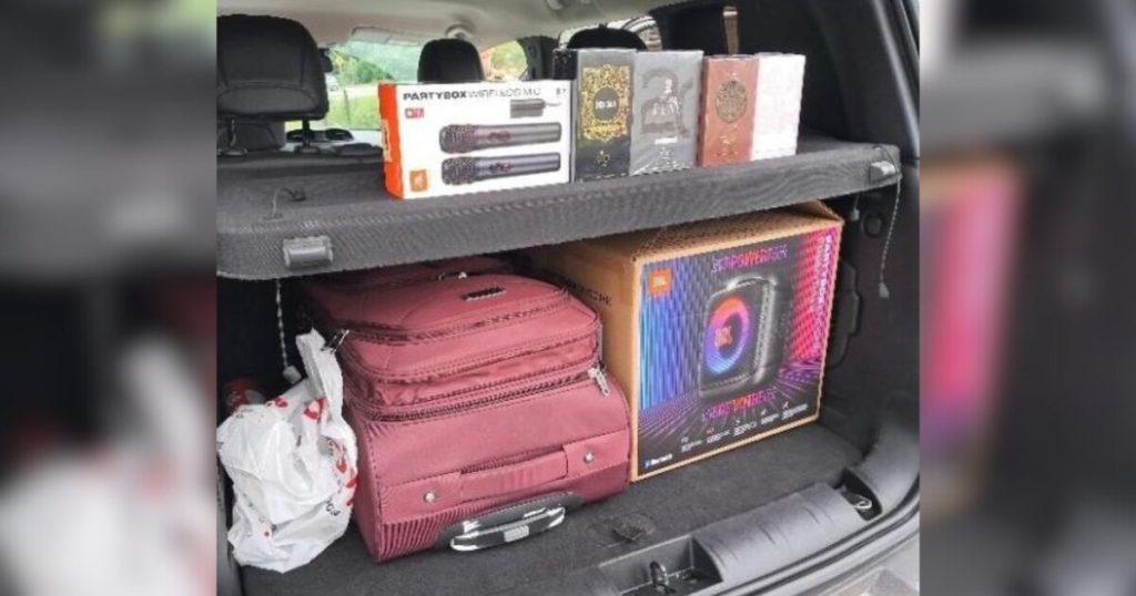 PM apreende produtos contrabandeados durante abordagem em Timbó