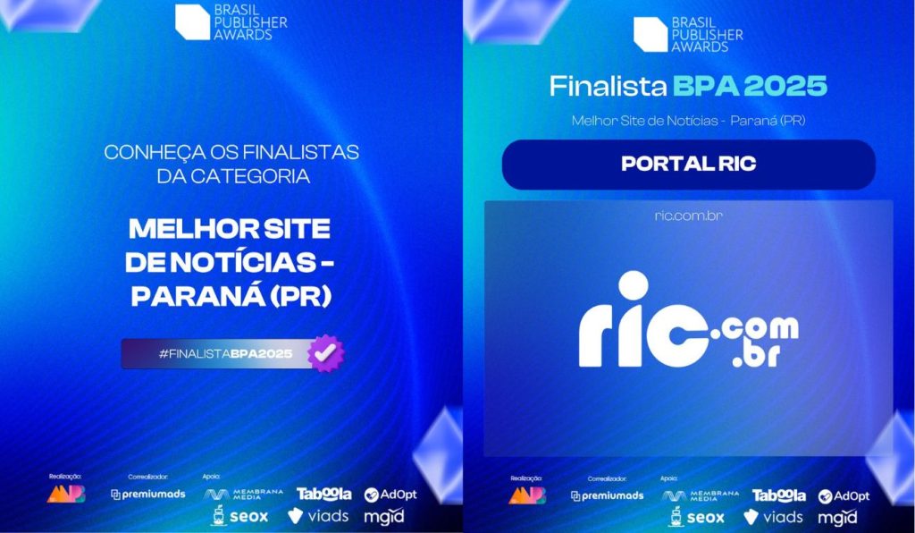 Portal Ric é finalista do Brasil Publisher Awards 2025